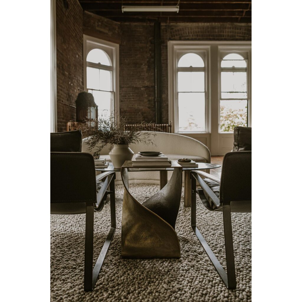 Twist Accent Table Brass - Image 5