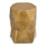 Quintus Accent Table Antique Brass QK-1016-51 QK 1016 51 01