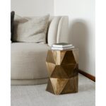 Quintus Accent Table Antique Brass QK-1016-51 QK 1016 51 30