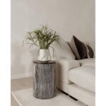 Althea End Table Black Patina QK-1026-02 QK 1026 02 30