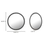 Whitby Mirror Black QK-1029-02 QK 1029 02 70