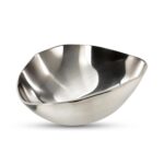 Forde Decorative Bowl Silver QK-1031-30 QK 1031 30 Forde back shadsilo
