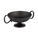 Floris Decorative Bowl Black Cast Aluminum QK-1035-02 QK 1035 02 Floris diagR shadsilo