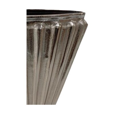 Jade Vase Aged Pewter Cast Aluminum QK-1036-07 QK 1036 07 Jade closeup shadsilo