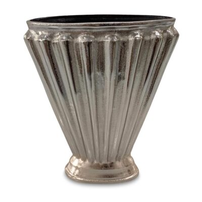 Jade Vase Aged Pewter Cast Aluminum