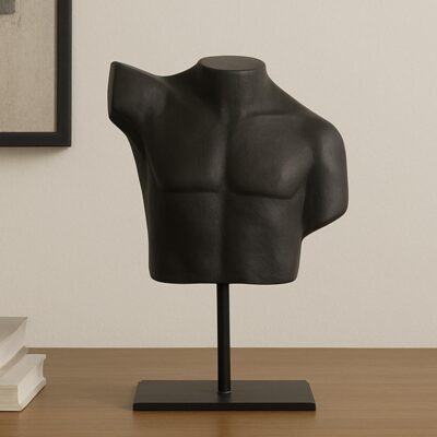 Victor Cast Alumiinum Sculpture Aged Black QK-1039-02 QK 1039 02 10