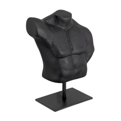 Victor Cast Alumiinum Sculpture Aged Black