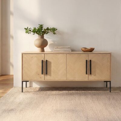 Fishbone Sideboard Natural QM-1003-24 QM 1003 24 10