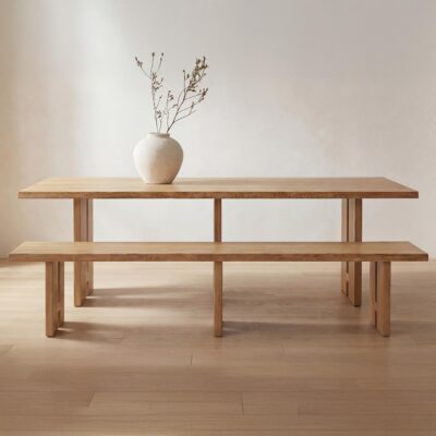 Tessa Dining Bench Natural QM-1010-24-0 QM 1010 24 0 00