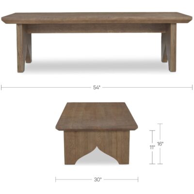 Lake Coffee Table Brown QM-1011-03 QM 1011 03 70 dim