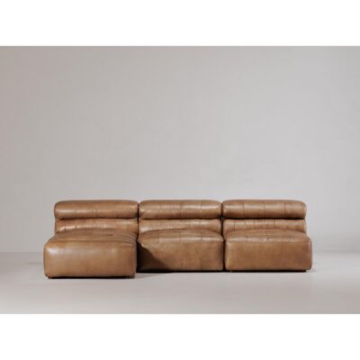 Ramsay Leather Chaise Tan 12 Ramsay Leather Chaise Tan QN-1010-40 QN 1010 40 30