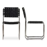 Moma Stainless Steel Dining Chair - Set Of Two QN-1033-02 QN 1033 02 Moma frontSide silo