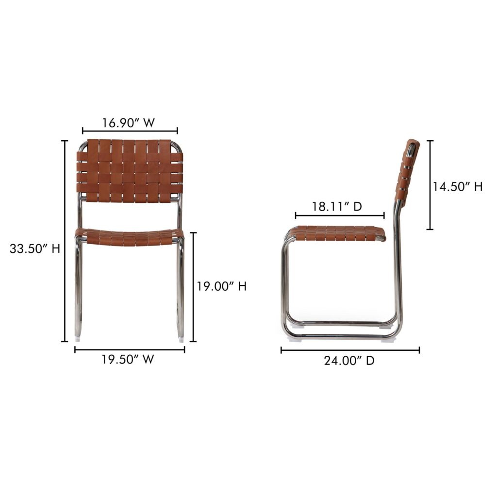 Moma Stainless Steel Dining Chair - Set Of Two - Image 10