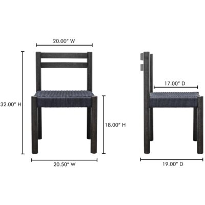 Finn Dining Chair – Set Of Two QO-1004-02 QO 1004 02 70