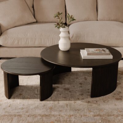 Penny Small Coffee Table Dark Brown 24 Penny Small Coffee Table Dark Brown QO-1011-20 QO 1011 20 10