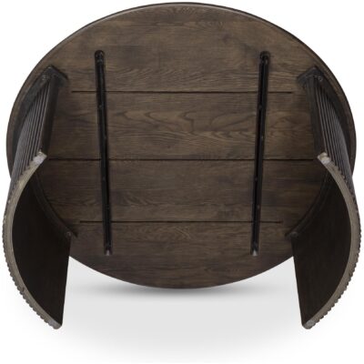 Penny Large Coffee Table Dark Brown QO-1012-20 QO 1012 20 Penny bottom shadsilo