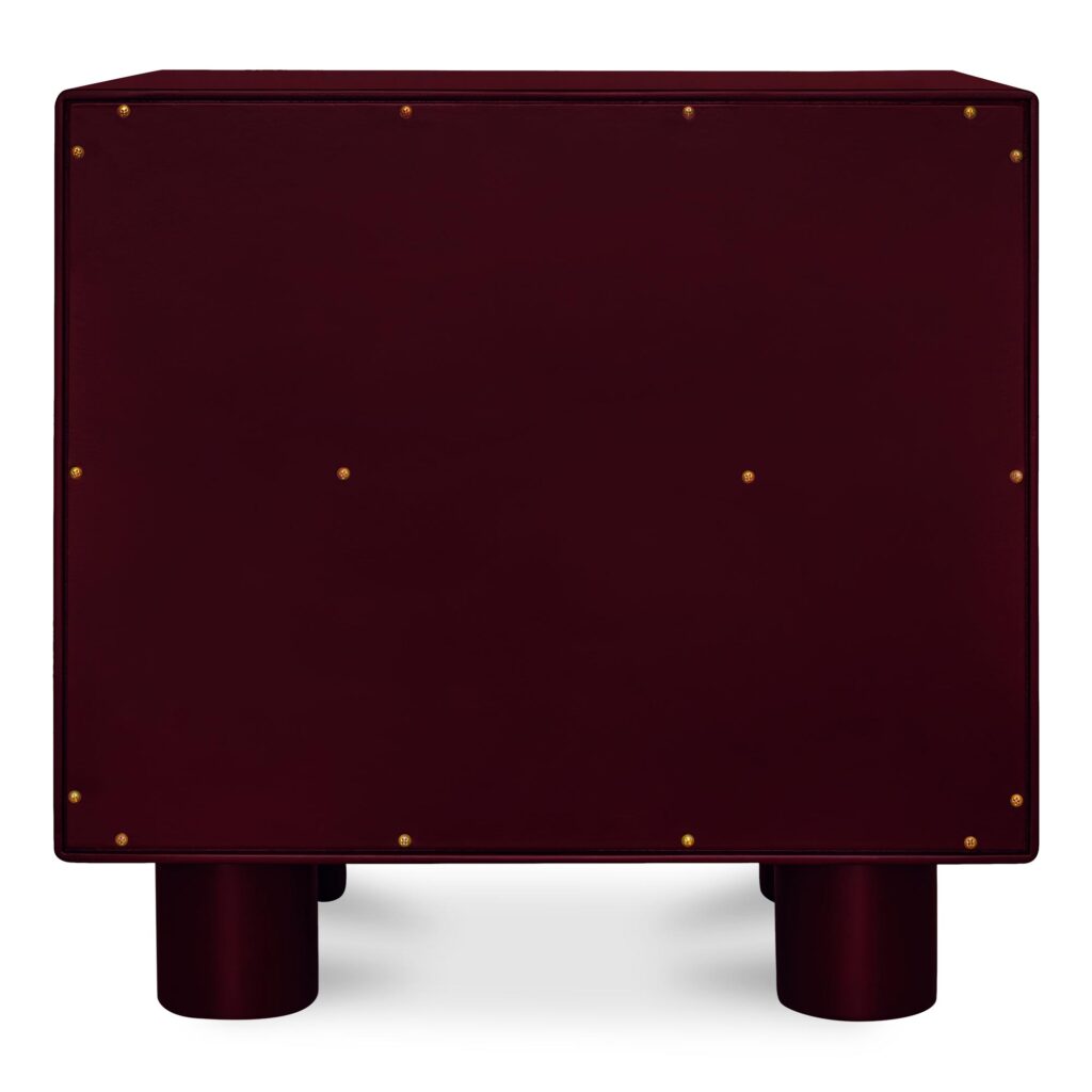 Jolene Nightstand Deep Red - Image 4