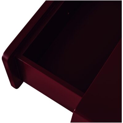 Jolene Nightstand Deep Red 13 Jolene Nightstand Deep Red QO-1013-06 QO 1013 06 Jolene closeup01 shadsilo