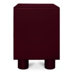 Jolene Nightstand Deep Red QO-1013-06 QO 1013 06 Jolene side left01 shadsilo