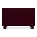 Jolene 6 Drawer Dresser Deep Red QO-1014-06 QO 1014 06 Jolene back shadsilo