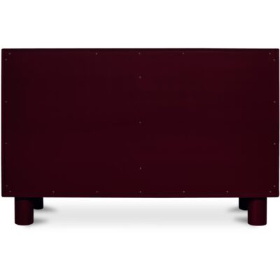 Jolene 6 Drawer Dresser Deep Red 10 Jolene 6 Drawer Dresser Deep Red QO-1014-06 QO 1014 06 Jolene back shadsilo