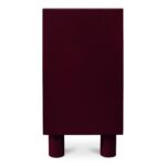 Jolene 6 Drawer Dresser Deep Red QO-1014-06 QO 1014 06 Jolene side right shadsilo