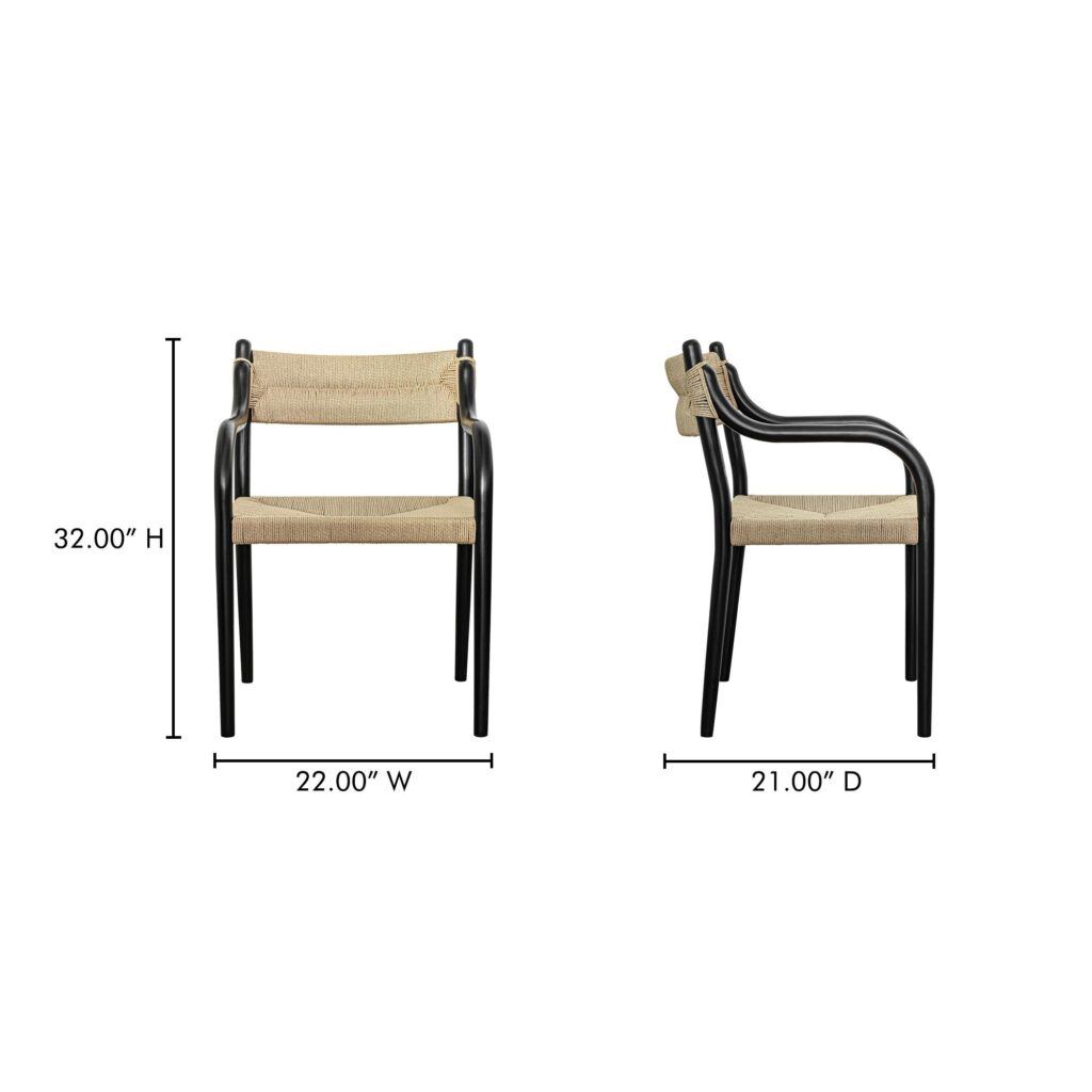 Kenny Dining Chair Black - Image 9