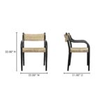 Kenny Dining Chair Black QO-1015-02 QO 1015 02 70