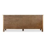 Caroline Sideboard Warm Brown QO-1016-03 QO 1016 03 Caroline back shadsilo