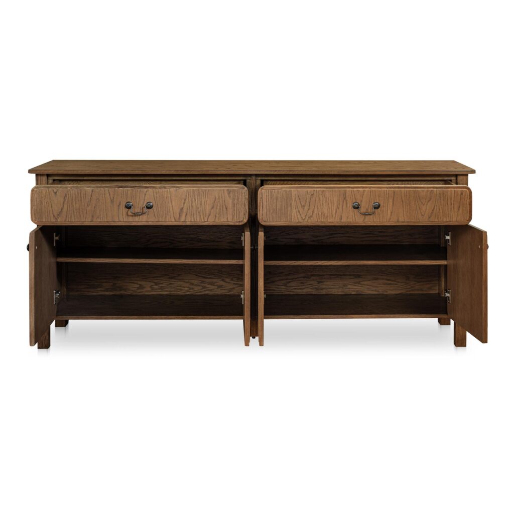 Caroline Sideboard Warm Brown - Image 4