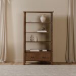 Caroline Bookcase Warm Brown QO-1017-03 QO 1017 03 10