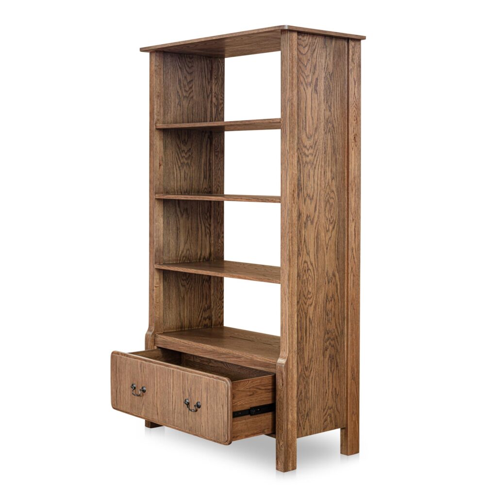 Caroline Bookcase Warm Brown - Image 2