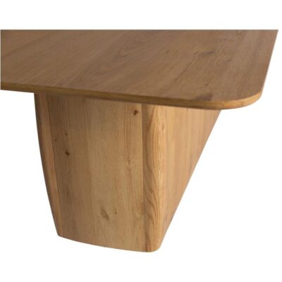 Winston Dining Table Rustic Oak QO-1019-24-0 QO 1019 24 0 Winston closeup shadsilo