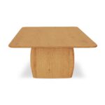 Winston Coffee Table Rustic Oak QO-1020-24-0 QO 1020 24 0 Winston side right shadsilo