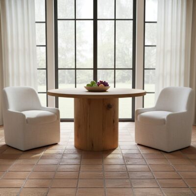 Hansen Dining Table Rustic Oak QO-1021-24-0 QO 1021 24 0 00