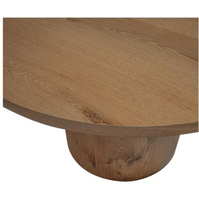 Hansen Dining Table Rustic Oak QO-1021-24-0 QO 1021 24 0 Hansen closeup01 shadsilo