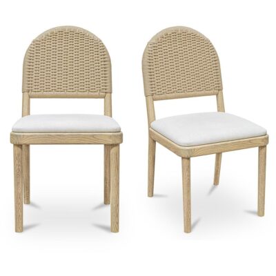 Claire Dining Chair Natural - Set of Two