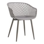 Piazza Outdoor Chair Grey (Set of 2) QX-1001-15 QX 1001 15 01