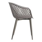 Piazza Outdoor Chair Grey (Set of 2) QX-1001-15 QX 1001 15 02