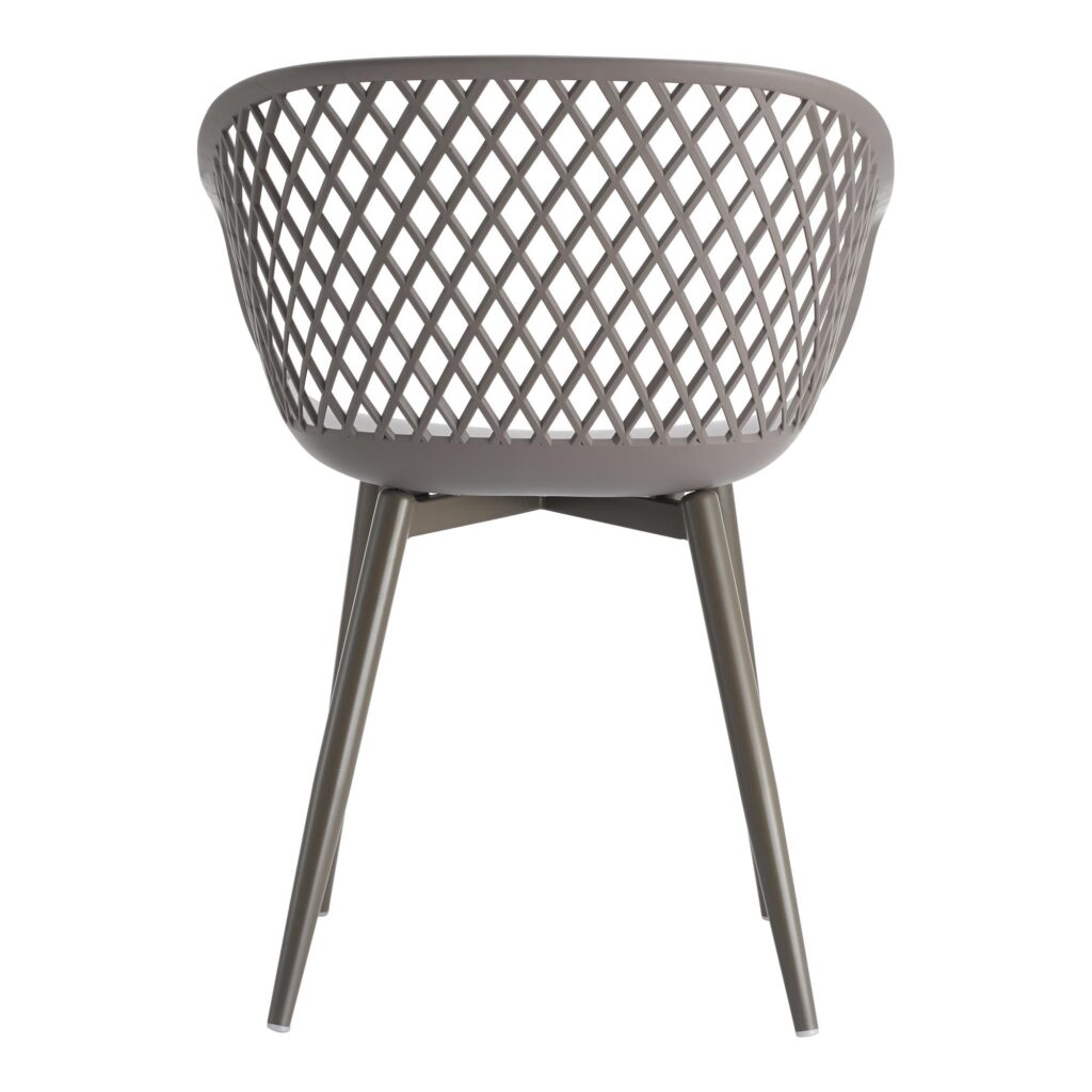 Piazza Outdoor Chair Grey (Set of 2) QX-1001-15 QX 1001 15 03