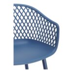 Piazza Outdoor Chair Blue (Set of 2) QX-1001-26 QX 1001 26 04