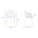 Honolulu Chair White (Set of 2) QX-1007-18 QX 1007 18 70