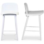 Looey Counter Stool White (Set of 2) QX-1008-18 QX 1008 18 81