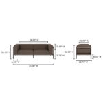 Suri Outdoor 2-Seat Sofa QX-1015-39-0 QX 1015 39 0 70