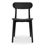 Kent Outdoor Dining Chair Black - Set Of Two QX-1017-02 QX 1017 02