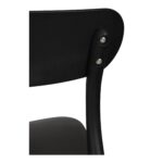 Kent Outdoor Dining Chair Black - Set Of Two QX-1017-02 QX 1017 02 04