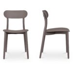 Kent Outdoor Dining Chair Taupe - Set Of Two QX-1017-39 QX 1017 39 81