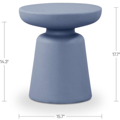 Ruth Outdoor Side Table Blue 5 Ruth Outdoor Side Table Blue QX-1019-26 QX 1019 26 70 dim