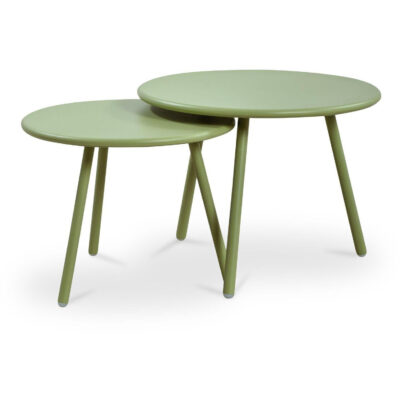 Kari Outdoor Nesting Coffee Table Green QX-1020-16 QX 1020 16 Kari back shadsilo