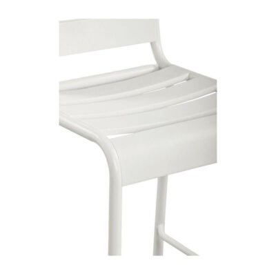 Kade Outdoor Bar Stool White (Set of Two) QX-1022-18 QX 1022 18 Kade closeup shadsilo